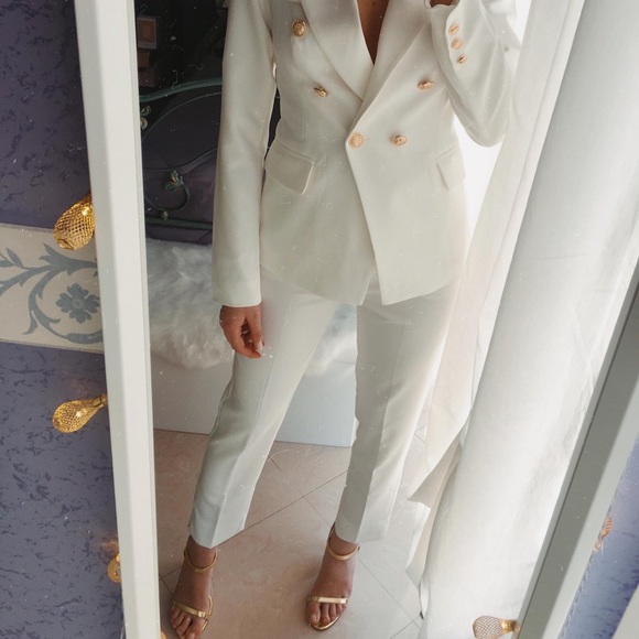 ✨BLOGGER FAV✨ NWT Zara Blazer with Buttons - Picture 6 of 16